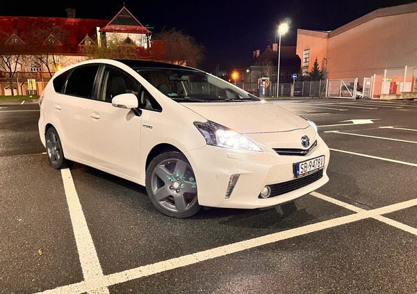 Toyota Prius+ cena 58900 przebieg: 151000, rok produkcji 2012 z Biała małe 172